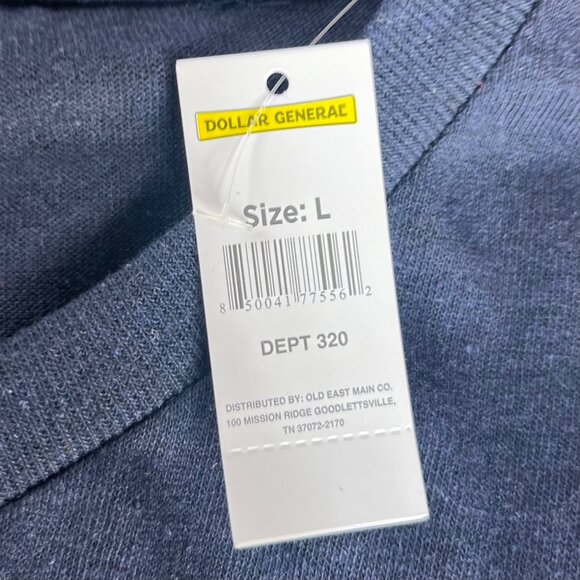 Mossy Oak Graphic Tshirt Mens Large Blue Live & Breathe The Outdoors New - Picture 6 of 7